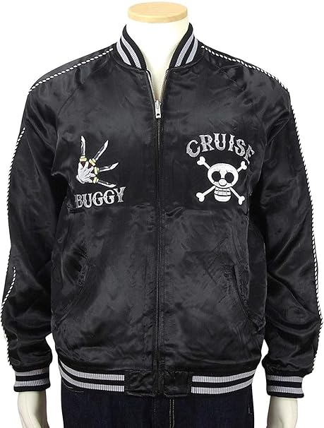 Amazon | [TEN STRIKE] ONE PIECE バギー海賊団 海賊旗 スカジャン